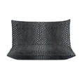 thumbnail image 3 of 3 Pcs Soft Bedding Set, Includes 1 Duvet Cover with Zipper And 2 Pillow Shams,Crocodile Silver Twin(86"x70"), 3 of 8