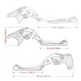 thumbnail image 2 of Levier de Frein d'Embrayage Réglable Compatible avec CFMOTO 250NK ABS 150NK 2019-2021, 2 of 12