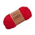 thumbnail image 2 of Hilo de tejer Macarena Hilo de espagueti Rojo, 2 of 8