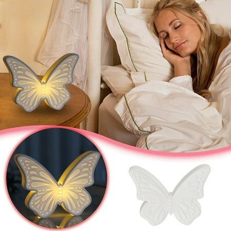 

Book Lights For Reading At Night Desk Lamp Ceramic Craft Butterfly Nightlight Creative Simple Butterfly Nightlight Bedroom Decoration Home Decoration