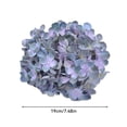 thumbnail image 3 of Advancent Cabezas de flores artificiales versátiles de seda del arte de la hortensia para el mantenimiento bajo elegante interior o al aire Kits de decoración para fiestas Púrpura+Azul, 3 of 6