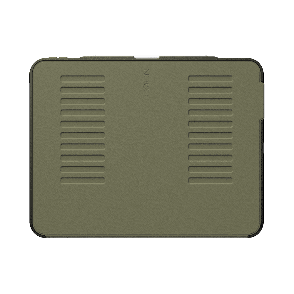 Zugu Case for iPad Pro 13 (M4/M5) 2024/2025, Slim Protective Cover with Apple Pencil Holder, Auto Wake/Sleep, Multiple Viewing Angles - iPad Pro 13 Inch Case, iPad 13 Case - Olive