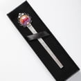 thumbnail image 4 of Flamingo Book Mark: a Vintage Silver Lace-Edged Bookmark - a Thoughtful Gift for Readers and Book Lovers, 4 of 5