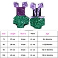 thumbnail image 7 of Newborn Baby Girl Sequins Mermaid Bodysuit Romper Jumpsuit Outfit Sunsuit Clothes, 7 of 7