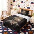 thumbnail image 3 of Erosebridal Drip Camo Baseball Twin Sheet Sets, Sport Bedding for Men and Boys, 3 Pieces, 1 Flat Sheet, 1 Fitted Sheet and 1 Pillowcase, 3 of 6