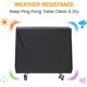 thumbnail image 5 of Funda para mesa de ping pong, funda protectora para mesa de ping pong con material Oxford impermeable y transpirable (165x185x70cm), 5 of 5
