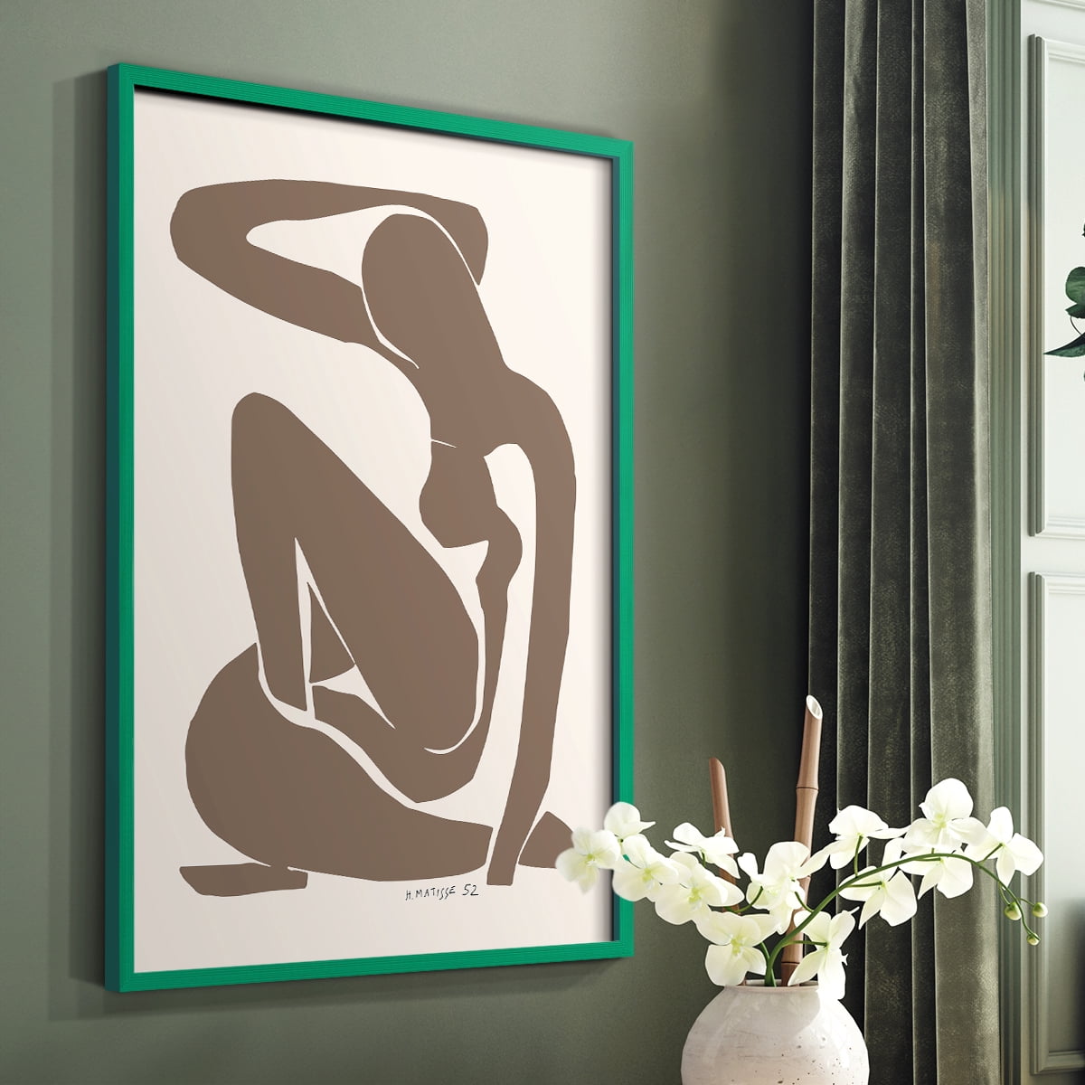 Matisse CCXV in Solid Wood 8 x 10 Framed Print