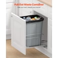 thumbnail image 3 of STAWAY 35QT Pullout Trash Can - Under Cabinet Hidden Garbage Bin with Soft-Close, Easy Install, Perfect for Kitchen & Restaurant Organization, 3 of 9