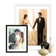 thumbnail image 5 of a3 European decorative picture frame mounted poster frame 16 inch wedding photo frame 20 inch A4 Pine solid wood photo frame wall - Peach colored, 5 of 5