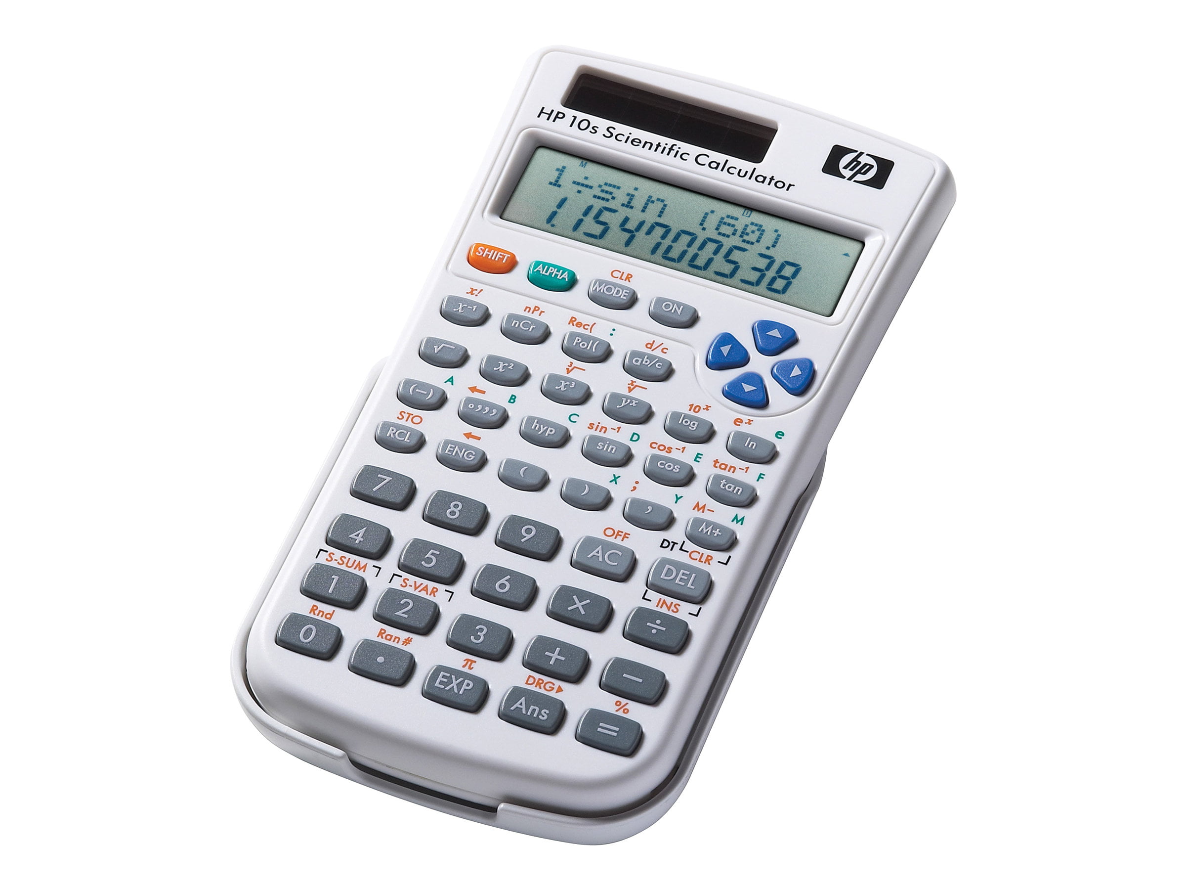 HP 10s - Scientific calculator - 10 digits + 2 exponents - solar panel