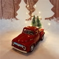 thumbnail image 2 of Coche de juguete en miniatura de alta imitación para niños, adornos navideños, Pickup de aleación, modelo de coche, decoraciones navideñas para el hogar, regalo de Navidad, 2 of 4