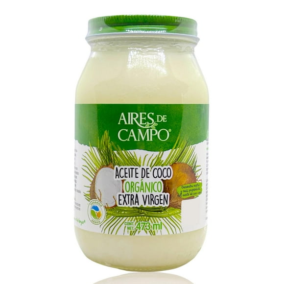 Aceite de coco Aires de Campo orgánico extra virgen 473 ml