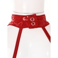 thumbnail image 6 of YEAHDOR Kids Girls Shiny Sequins Tassels Ballet Dance Leotard Crisscross Straps Back Jazz Latin Modern Dance Costume, 6 of 7