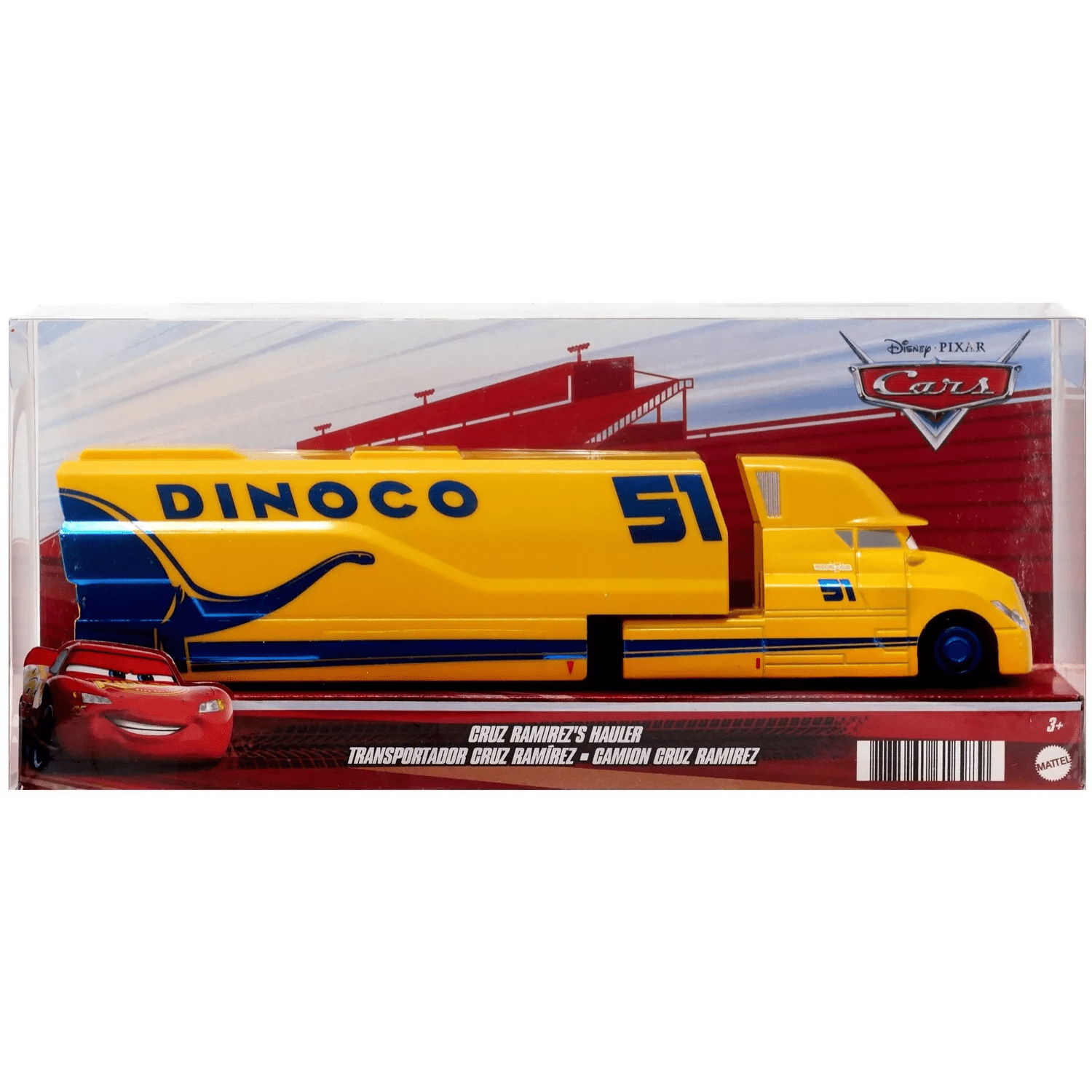 カーズ マテル CRUZ RAMIREZ'S HAULER ミニカー ピクサー Disney Pixar Cars Hauler Cruz Ramirez Dinoco Next Gen 1:55 Scale