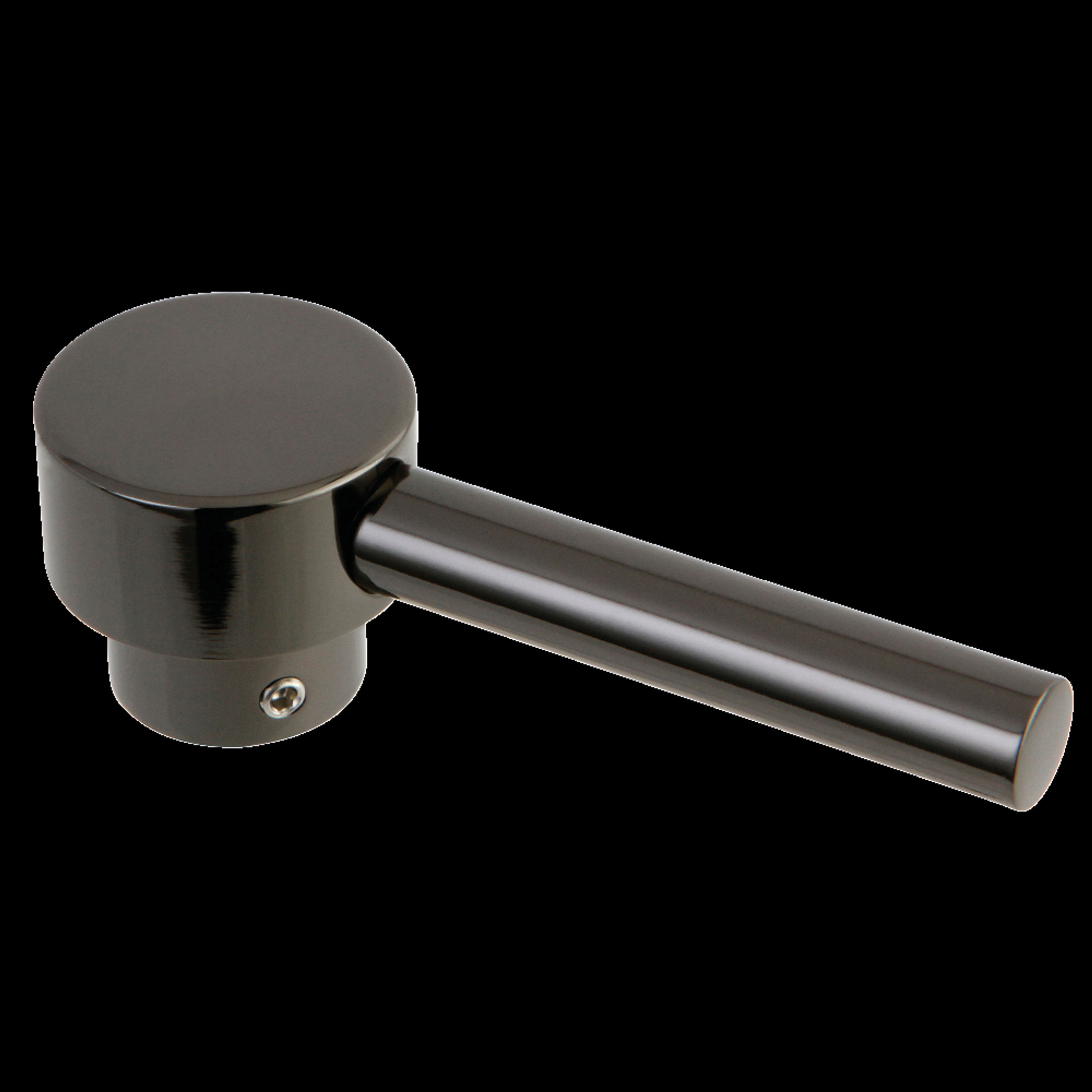 Kingston Brass NKTDL Front Mount Toilet Tank Lever, Left/Right Installation in Black Stainless Steel