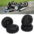 thumbnail image 4 of RC Car Tires,  Grip Wear Resistant Rubber Remote Control Tire 4PCS  For Climbing Vehicles Black,White,Green,Red, 4 of 8