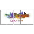 thumbnail image 1 of Design Art Charlotte Skyline Canvas Print, 1 of 3