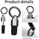 thumbnail image 3 of 2 Piezas Llavero para Auto, Llaveros para coche, Acero + Cuero, Desmontable, Regalo Práctico para Llaves, USB, Gadgets, 3 of 4