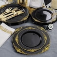 thumbnail image 4 of 25 platos de plástico: platos de un solo uso para bodas, fiestas y cumpleaños., 4 of 5