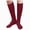 S028-Wine, variant on NOLDARES Compression Socks Women Men 6 Pairs, Knee High Best Support Circulation Socks for Running, Travel, Flight, Nurse(S028-Wine)