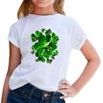 thumbnail image 4 of JIAYUE Unisex Kids Boys Girls St Patricks Day Tops Cartoon Print Short Sleeve Crew Neck Pull-On Lightweight T Shirt Tops For Kids Soft Cozy Layering Tops, 4 of 5
