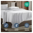 thumbnail image 5 of Full Size Sheet Sets - 4 Piece Full Size Sheets, Deep Pocket, Hotel Luxury, Extra Soft, Breathable and Cooling, White Bed Sheets for Full Size Mattress, 5 of 9