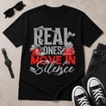 thumbnail image 3 of Real Ones Move in Silence Graphic T-Shirt, Unisex Classic Fit Tee, 3 of 9
