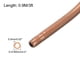 thumbnail image 2 of Tubo de Cobre Uxcell 7/8'' OD x 3Ft Tubería Flexible de Refrigeración Metal Hueco Suave Aire Acondicionado Refrigerador, 3/16" OD x 3Ft x 1/64" T, 2 of 5