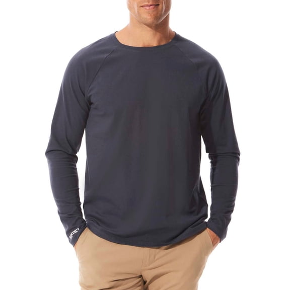 MenÕs Work Performance Long Sleeve T-Shirt - UPF 50 Sun Protection - Contractor in Charcoal