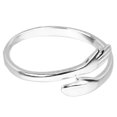 thumbnail image 1 of Anillo de abrazo de plata de ley S925, anillo de abrazo ajustable abierto, joyería para parejas y amantes, 1 of 5