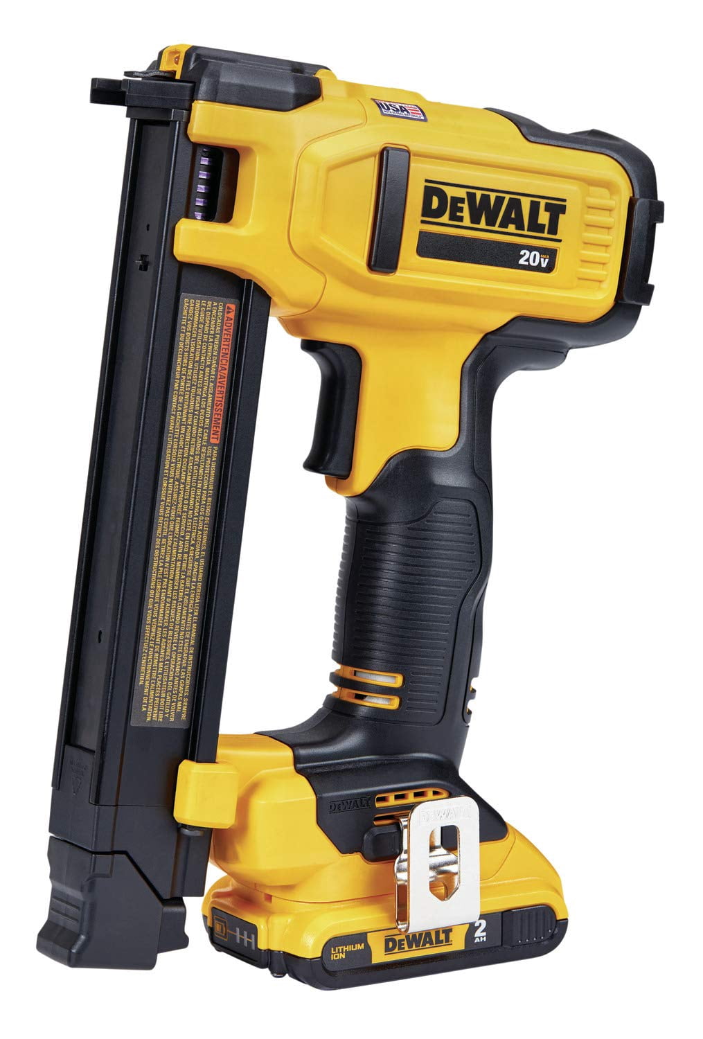 DEWALT DCN701D1 Cable Stapler Kit, Battery Included, 20 V, 2 Ah, 1 in W Crown