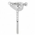 thumbnail image 4 of Luxe Jewelry Designs Women's Stainless Steel Heart Shaped Ring with CZ - Size 6 (Pack of 2), 4 of 4