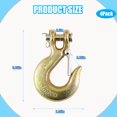 thumbnail image 2 of Gancho de cadena High-PQ, 1/4 pulgadas, G70, con cierre de seguridad, 5700 kg, 2 of 6