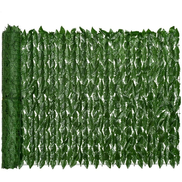 Coolmade Faux Ivy Privacy Fence 118x78.8 inch Outdoor Garden Fence Ivy
