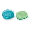 NUK Suction Plates and Lid Assorted Colors 2 Pack 6+ Months