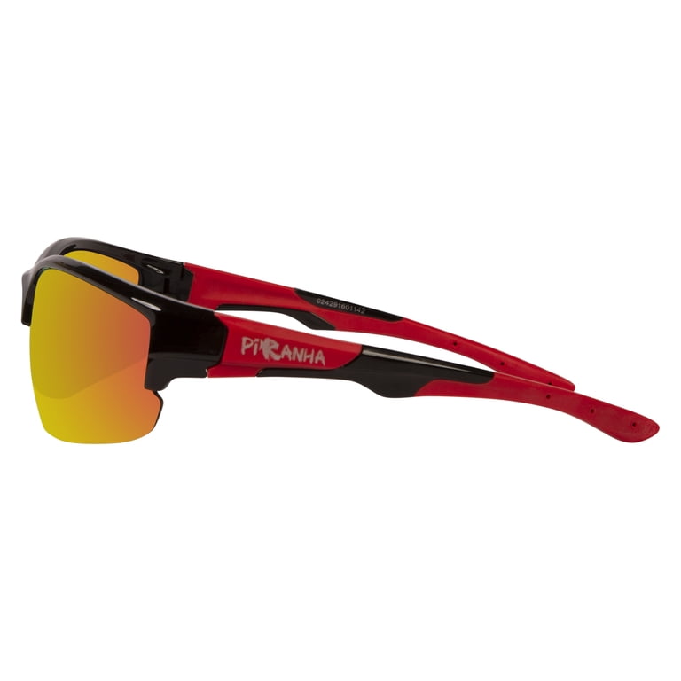 PH5018 black/red  PIANA EYEWEAR     glasses Eton Rectangular-Shaped Sunglasses in Black and Red - Protan main image 4