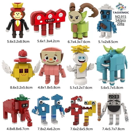Steal A Brainrot Series Peripheral Building Block Toy Model Doll