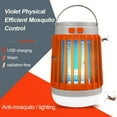 thumbnail image 6 of Solar Electric Mosquito Killer Lamp Fly Traps Patio Insects Killer-Bug zapper Mosquito Eradicator Electric Mosquito Killer,1 PC,Orange, 6 of 8