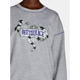 thumbnail image 4 of Beetlejuice Women's Front Back Graphic Sweatshirt, Sizes XXS-XXL, 4 of 5