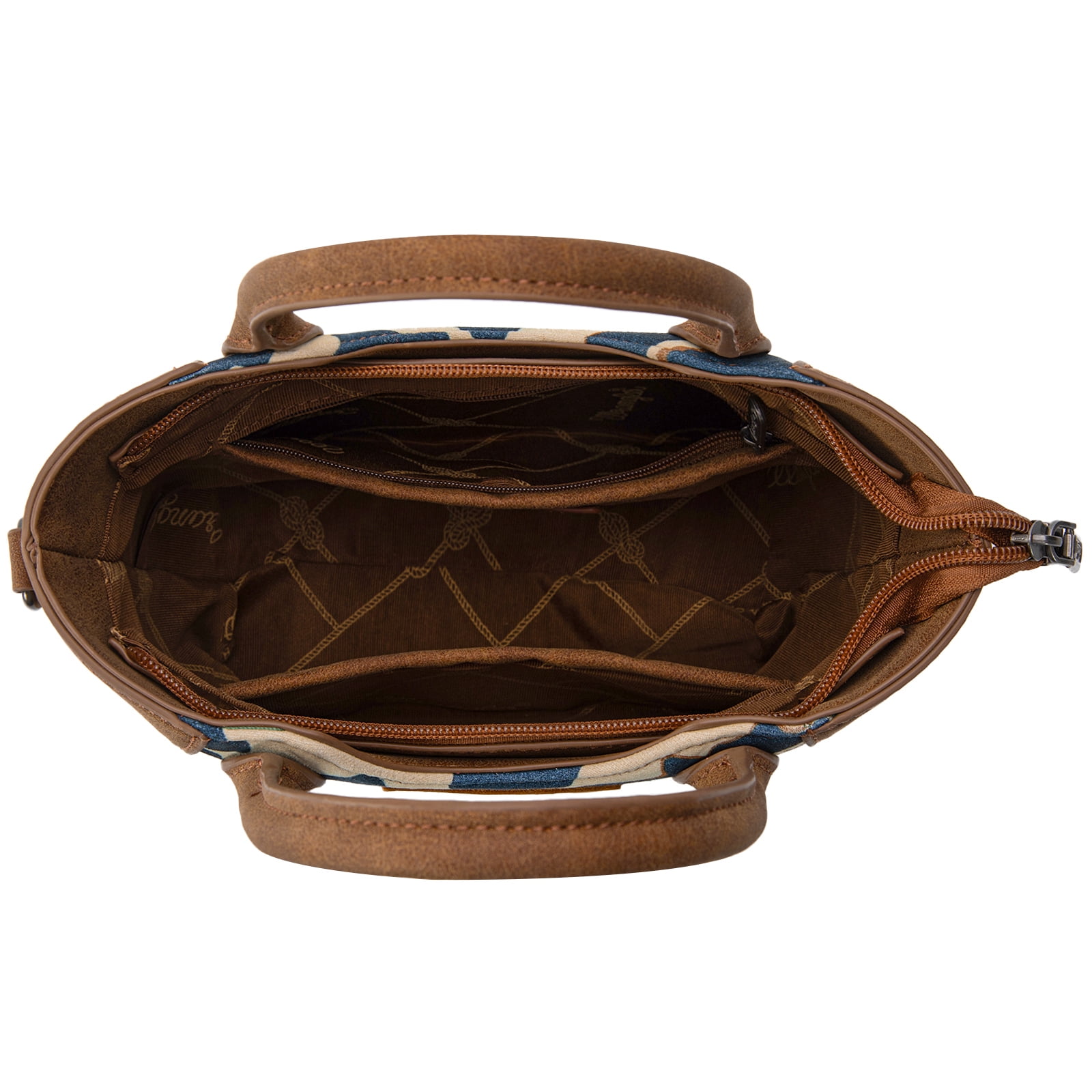 Wrangler Small Crossbody Bags for Women Designer Top-Handle Crossbody Handbag, Brown