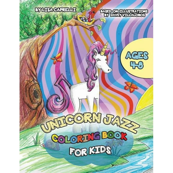 Unicorn Jazz Unicorn Jazz Coloring Book, Book 6, (Paperback)
