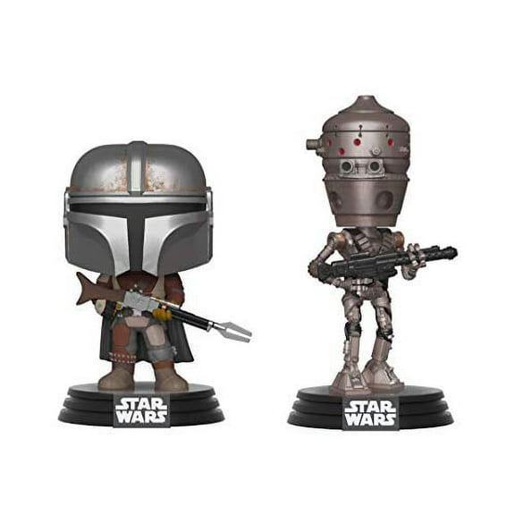Pop Star Wars The Mandalorian 3.75 Inch Action Figure 2-Pack Exclusive - The Mandalorian & IG-11