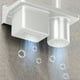 thumbnail image 4 of RKSTN toilet brush Wall-mounted Toilet Brush With Base Two Storage Holes Household No Dead Angle Toilet Brush Toilet Cleaning Brush Set, 4 of 6