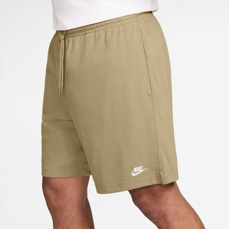 Men's Nike Club Knit Shorts Color: Parachute Beige Size: M
