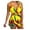 Yellow, variant on Womens Summer Casual Slim Sleeveless Sequins Sexy Trade Printed Short Jumpsuits Female Leisure Lounge Short Romper Ladies Short Playsuits Overalls Loungewear