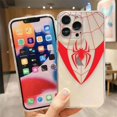 thumbnail image 3 of Clear Phone Case For iPhone Apple 14 12 13 Mini 11 Pro SE 8 7 6 Plus X XR XS Max SE Case Funda Shell Marvel Spiderman Venom LOGO, 3 of 5