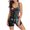 Multicolor, variant on Utoimkio Tankini Swimsuits for Women Ladies Fashion Dot Flower Print Vest Skirt Swimsuit Split Bikini Women's Boxer Large Size Swimsuit