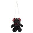 thumbnail image 4 of Kesyoo Peluche Muñeca Bolsa de encaje Bolsa de encaje encantador Bolsa de Crossbody Chic Pequeño Bolso de hombro para mujeres Niñas (Negro), 4 of 6