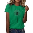 thumbnail image 2 of Pohista Casual Tops for Women Trendy Women's T-Shirts V Neck Summer Blouses for Women 2025 Plus Size Short Sleeve Shirts for Women Office orders placed by me recently, 2 of 5