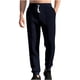 thumbnail image 2 of Ceisia Men Solid Color Loose Wide Leg Pants Drawstring Elastic Waist Gift Casual Straight Trousers, 2 of 5